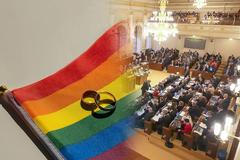 hlasování o manželství stejnopohlavních párů - poutak, ikona