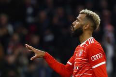 Choupo-Moting slaví gól v odvetě osmifinále LM Bayern - PSG
