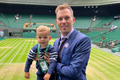 Mike Bryan se synem Jakem ve Wimbledonu