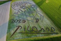 picasso traktor autoportrét