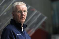 Kari Jalonen při premiéře u české hokejové reprezentace