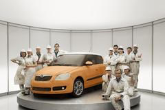 Škoda Fabia dort reklama