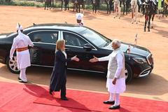 Modí, Meloniová, Indie, Itálie