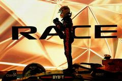 Max Verstappen z Red Bullu slaví triumf ve VC Bahrajnu F1 2023