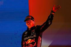 Max Verstappen z Red Bullu slaví triumf ve VC Bahrajnu F1 2023