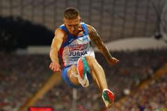 Dálkař Radek Juška na ME v atletice 202 v Mnichově.