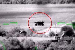 Rusové se chlubili zničením tanků Leopard 2. Ve skutečnosti se jednalo o kombajny