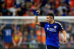 Gól Álvara Barreala ve čtvrtfinále US Open Cupu