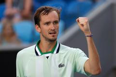 Australian Open 2022: Daniil Medveděv v utkání třetího kola