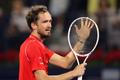 Daniil Medveděv na turnaji v Dubaji 2023