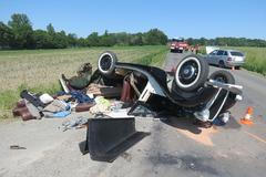 Nehoda veteránu, Praga