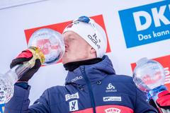 Johannes Thingnes Bö ve stíhacím závodě mužů v rámci SP v Kontiolahti