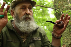 Ukrajinský kozák "Děda" brání Záporožskou oblast