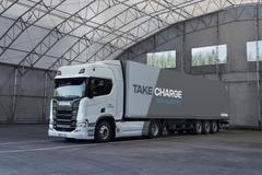 Scania elektrický tahač