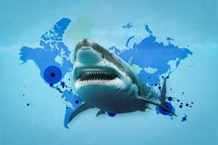 Útoky žraloků - ikona, poutak