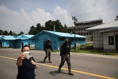 jižní severní korea dmz vesnice Pchanmundžom