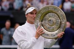 Záznam tiskové konference s vítězkou Wimbledonu Markétou Vondroušovou