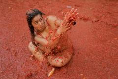 Rajčatová bitva ve Španělsku