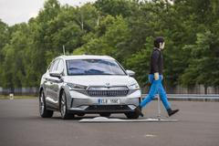 Jízdní asistenty, testování Škoda Auto 2023