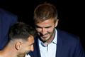 Tým MLS Inter Miami představil Lionela Messiho - Messi a majitel týmu David Beckham