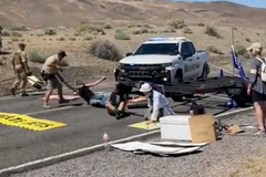 Nevadští rangeři prorazili blokádu aktivistů, ukazuje video ze sociální sítě X