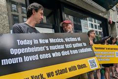 Trinity test, atomová bomba, protest
