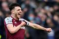 fotbal, anglická liga 2021/2022, Premier League - West Ham United v Chelsea, Declan Rice