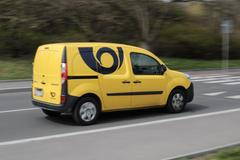 Česká pošta, auto, přeprava, kurýr, doprava, ilustrační foto