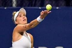 Markéta Vondroušová na turnaji v Montrealu