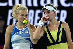 Barbora Krejčíková, Kateřina Siniaková - finále Australian Open 2023