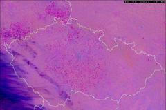 čhmú pálení čarodějnic družicový snímek