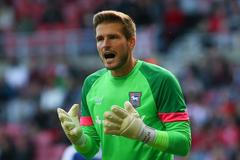 Václav Hladký v dresu Ipswiche ve druhé anglické lize