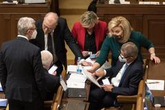 Poslanecká sněmovna - hlasování o důvěře vládě - Andrej Babiš, Alena Schillerová, poslanecký klub ANO