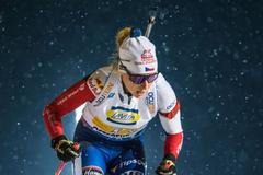 SP biatlon, Östersund, štafeta ženy, Markéta Davidová