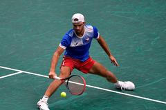 Španělsko - Česko, Davis Cup 2023 (Tomáš Macháč)
