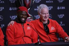 Frances Tiafoe, John McEnroe - Laver Cup 2023