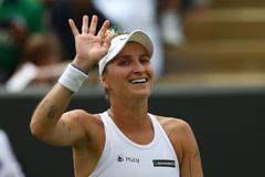 Markéta Vondroušová v osmifinále Wimbledonu 2023