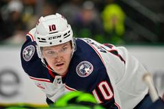 NHL: Columbus Blue Jackets at Dallas Stars