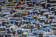 fotbal, MOL Cup 2022/2023, Baník Ostrava - Sparta, fanoušci Ostravy