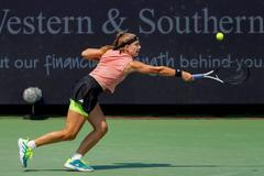 Karolína Muchová na turnaji v Cincinnati