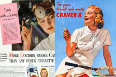 Kouření, Retro reklama, reklama, Magazín