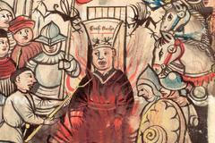 Upálení Jana Husa z manuskriptu Chronik Des Konstanzer Konzils