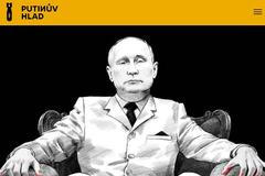 Úvodní webová stránka projektu ministerstva vnitra s názvem Putinův hlad