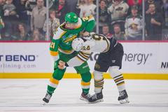 NHL: Boston Bruins at Minnesota Wild