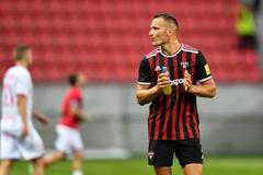 Obránce Lukáš Štetina v dresu Trnavy