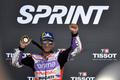 Jorge Martin slaví vítězství ve sprintu v rámci VC Valencie MotoGP 2023