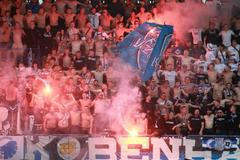 fotbal, Liga mistrů, 3. předkolo, odveta, Sparta - FC Kodaň, fanoušci FC Kodaň