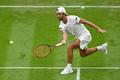 Tomáš Macháč v utkání prvního kola Wimbledonu 2023