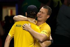 Alex de Minaur a Lleyton Hewitt, Davis Cup 2023