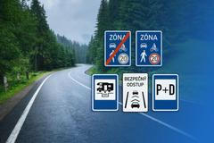 Připravované dopravní značky - Ikona, poutak
